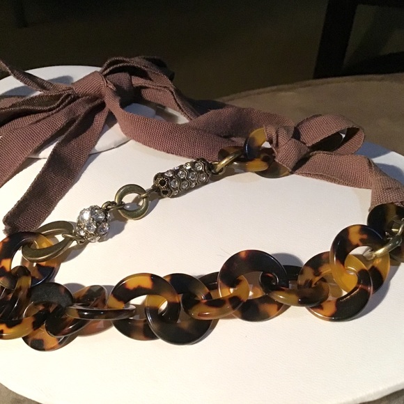 J. Crew Jewelry J Crew Tortoise Shell Necklace Poshmark